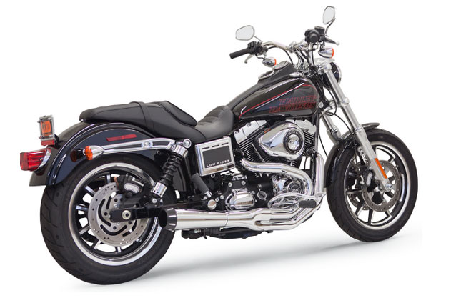Black and chrome Harley Davidson motorcycle