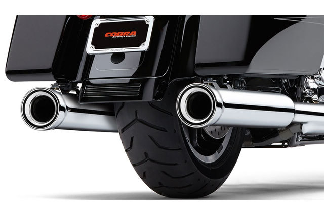 Cobra Neighbor Hater chrome slip-on mufflers