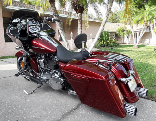 Color matched extended saddlebags outlet