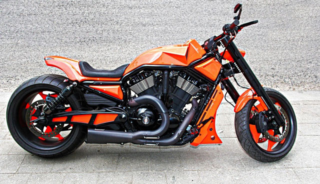 customized motorcycle