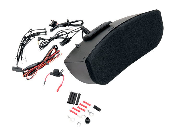 Motorcycle audio kit for Memphis Shades Batwing Fairings