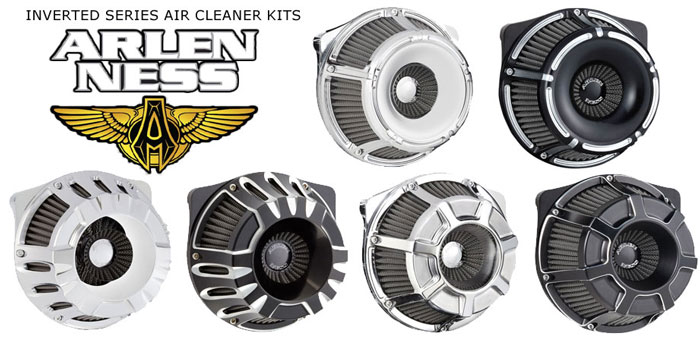 Multiple inverted air cleaner kits