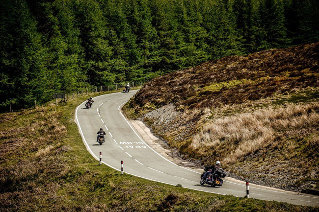 riders on a touring trip