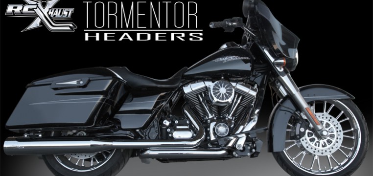 Vance & Hines Twin Slash mufflers in black