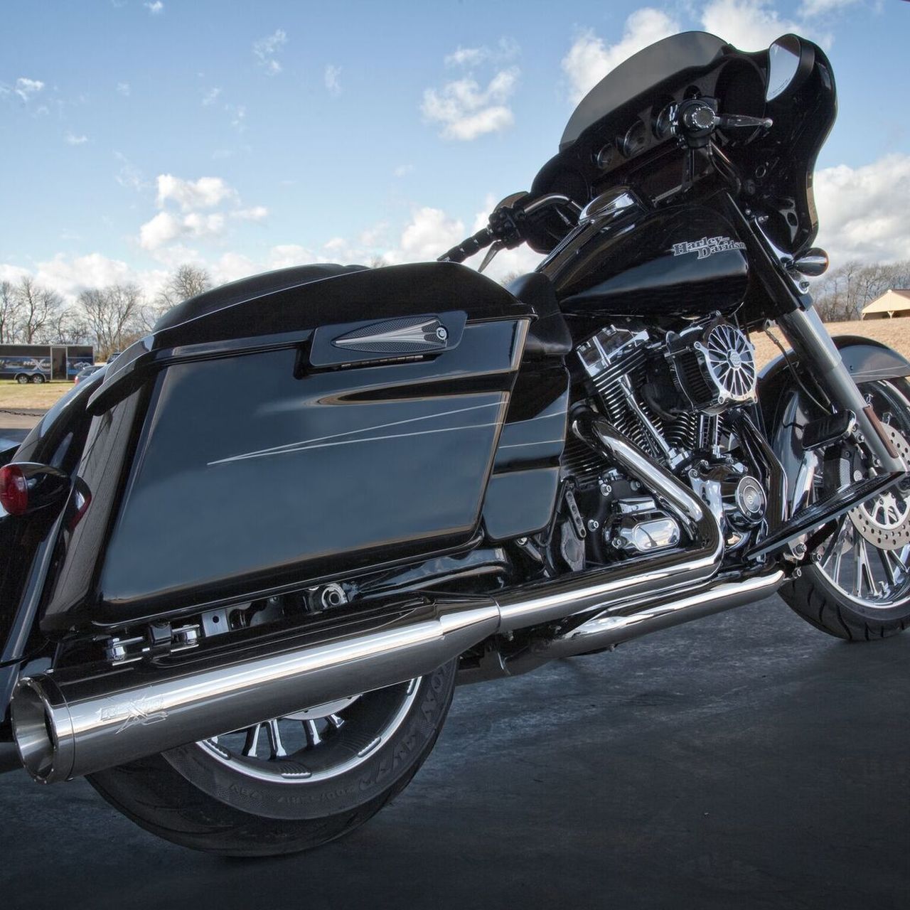 Harley's Screamin Eagle High Flow Exhaust System