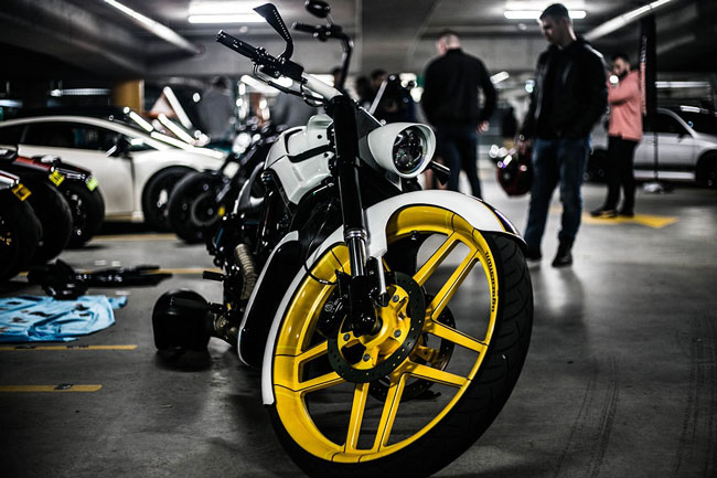 stored motorcycle for winter