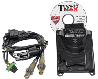A ThunderMax ECM with Auto-Tune module, for tuning motorcycles.